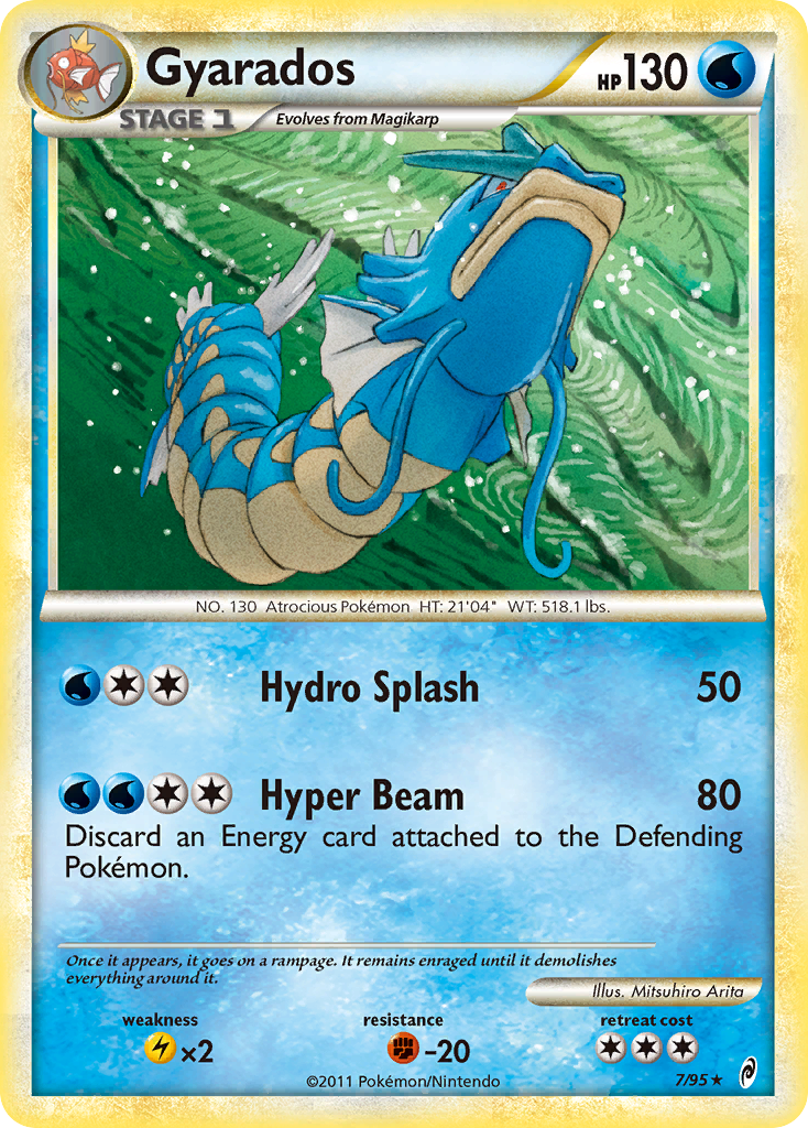 Gyarados (7/95) [HeartGold & SoulSilver: Call of Legends] | Black Swamp Games