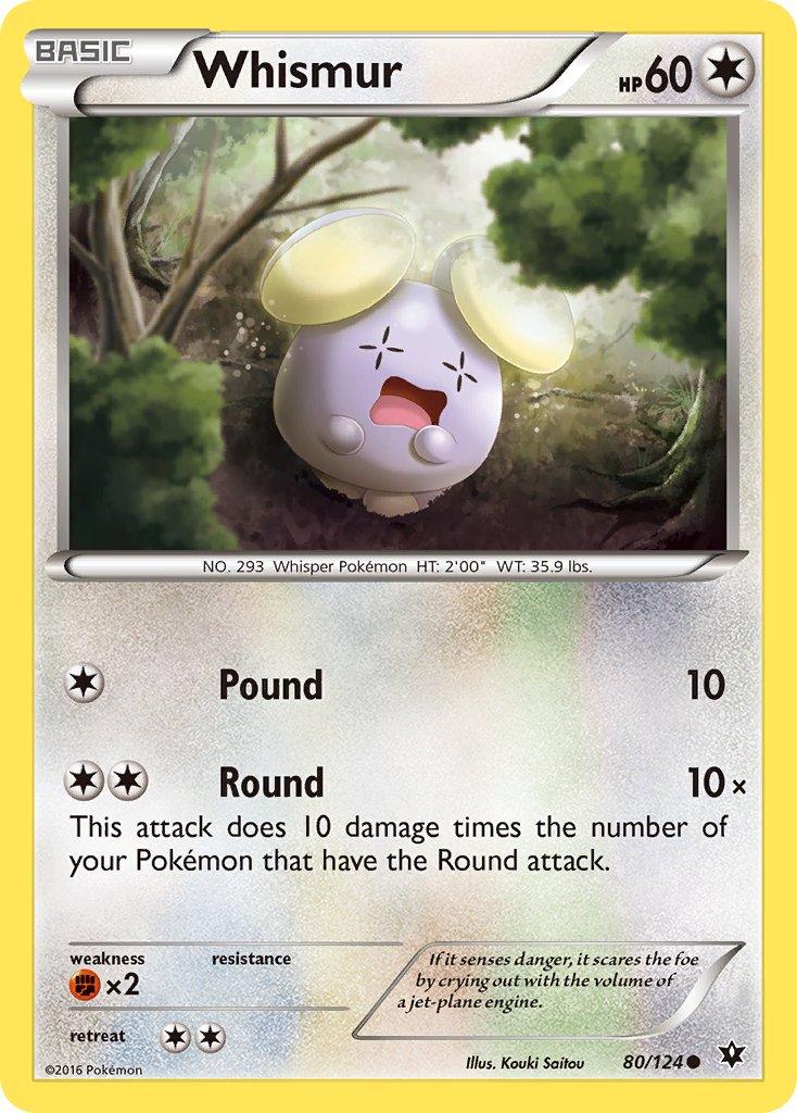 Whismur (80/124) [XY: Fates Collide] | Black Swamp Games