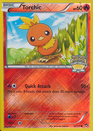 Torchic (12/111) (City Championship Promo) [XY: Furious Fists] | Black Swamp Games