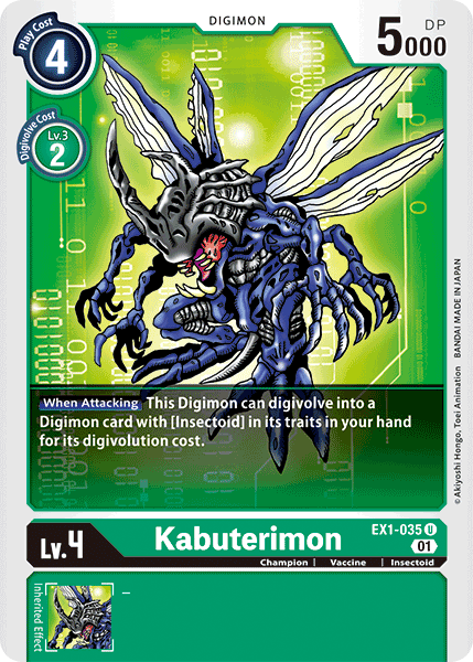 Kabuterimon [EX1-035] [Classic Collection] | Black Swamp Games