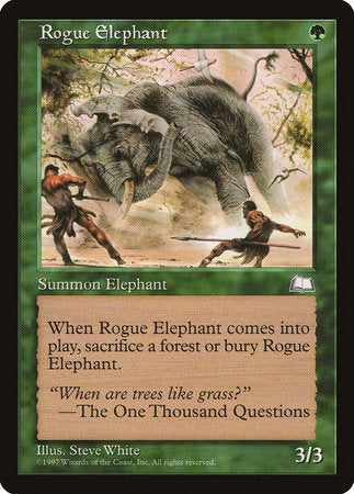 Rogue Elephant [Weatherlight] | Black Swamp Games