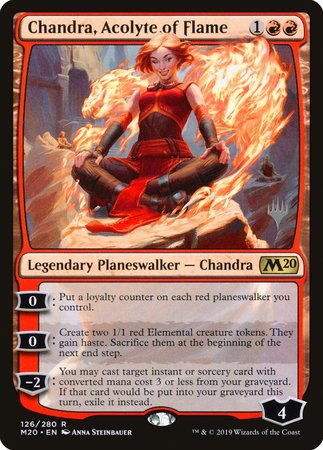 Chandra, Acolyte of Flame [Core Set 2020 Promos] | Black Swamp Games