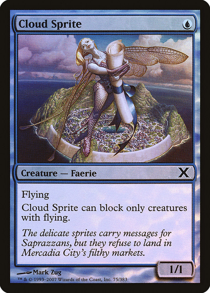 Cloud Sprite (Premium Foil) [Tenth Edition] | Black Swamp Games