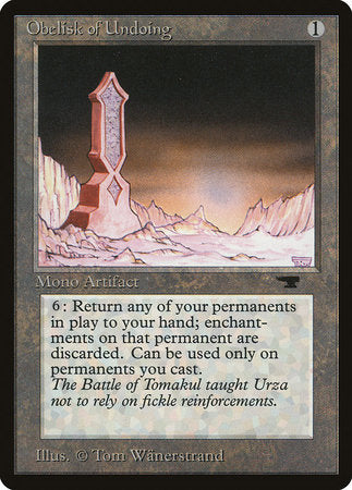 Obelisk of Undoing [Antiquities] | Black Swamp Games