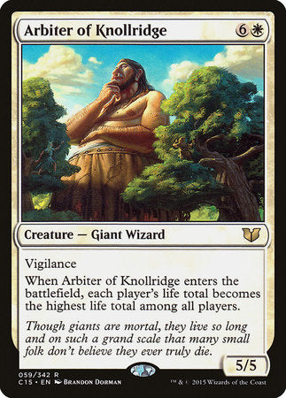 Arbiter of Knollridge [Commander 2015] | Black Swamp Games