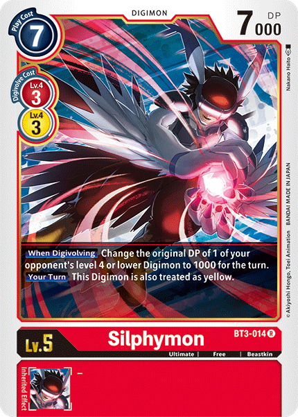 Silphymon [BT3-014] [Release Special Booster Ver.1.5] | Black Swamp Games