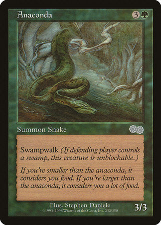 Anaconda [Urza's Saga] | Black Swamp Games