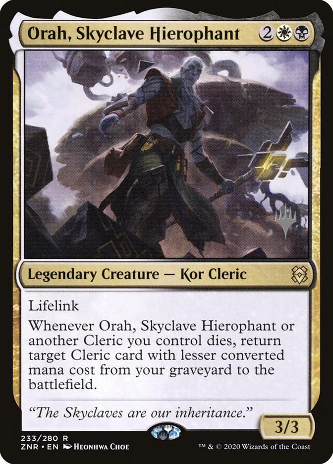 Orah, Skyclave Hierophant (Promo Pack) [Zendikar Rising Promos] | Black Swamp Games