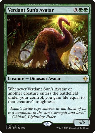 Verdant Sun's Avatar [Ixalan Promos] | Black Swamp Games