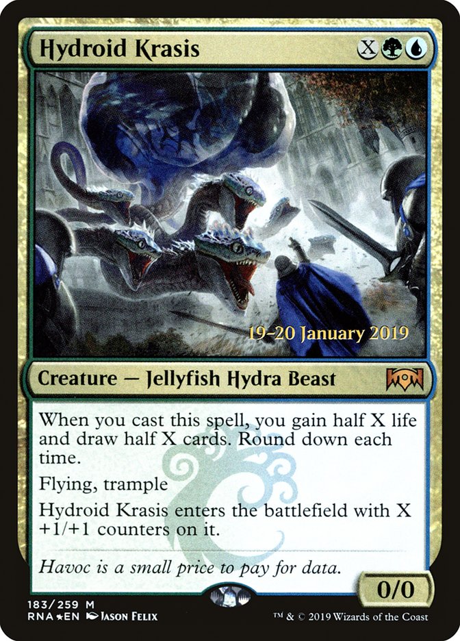 Hydroid Krasis [Ravnica Allegiance Prerelease Promos] | Black Swamp Games