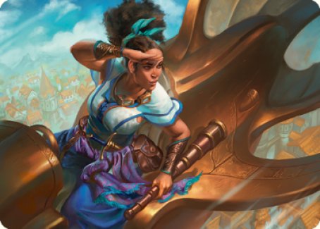 Talas Lookout Art Card [Dominaria United Art Series] | Black Swamp Games