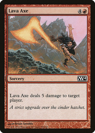 Lava Axe [Magic 2014] | Black Swamp Games