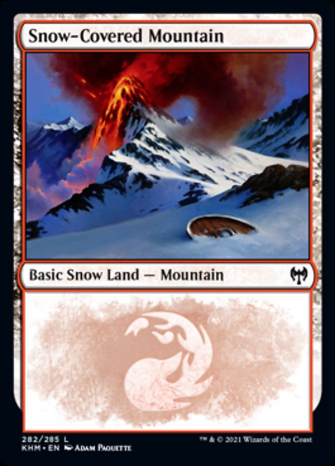 Snow-Covered Mountain (282) [Kaldheim] | Black Swamp Games