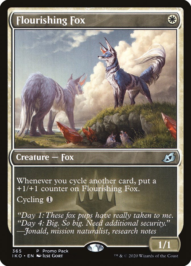 Flourishing Fox (Promo Pack) [Ikoria: Lair of Behemoths Promos] | Black Swamp Games