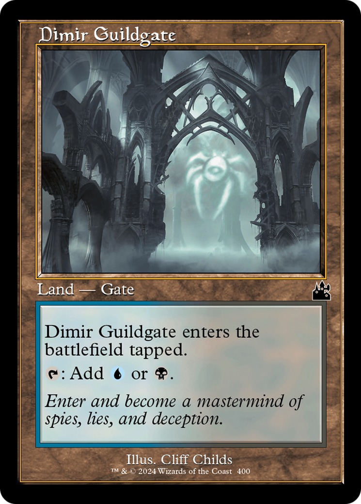 Dimir Guildgate (Retro Frame) [Ravnica Remastered] | Black Swamp Games