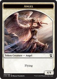 Angel // Soldier Double-sided Token [Commander 2018 Tokens] | Black Swamp Games