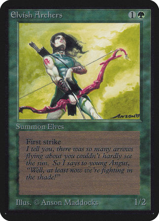 Elvish Archers [Limited Edition Alpha] | Black Swamp Games