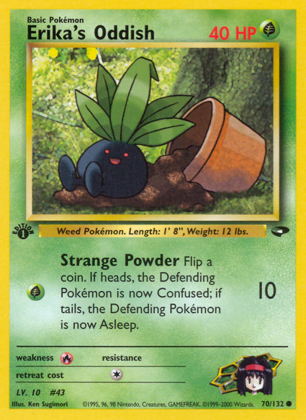 Erika's Oddish (70/132) [Gym Challenge 1st Edition] | Black Swamp Games