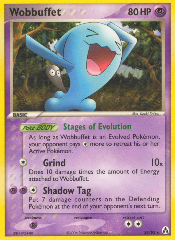 Wobbuffet (28/92) [EX: Legend Maker] | Black Swamp Games