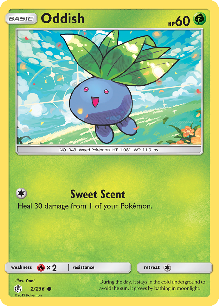 Oddish (2/236) [Sun & Moon: Cosmic Eclipse] | Black Swamp Games