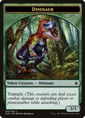 Dinosaur (005) Token [Ixalan Tokens] | Black Swamp Games