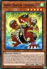 Armed Dragon Thunder LV5 [BLVO-EN003] Super Rare | Black Swamp Games