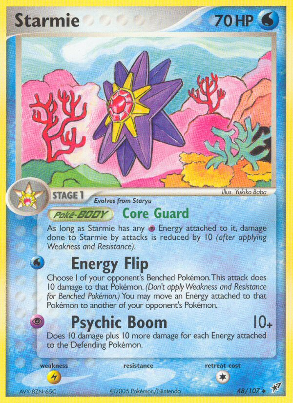 Starmie (48/107) [EX: Deoxys] | Black Swamp Games