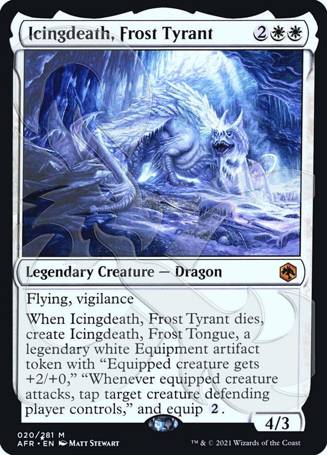 Icingdeath, Frost Tyrant (Ampersand Promo) [Dungeons & Dragons: Adventures in the Forgotten Realms Promos] | Black Swamp Games