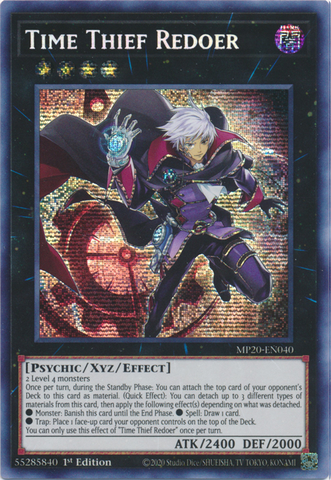 Time Thief Redoer [MP20-EN040] Prismatic Secret Rare | Black Swamp Games