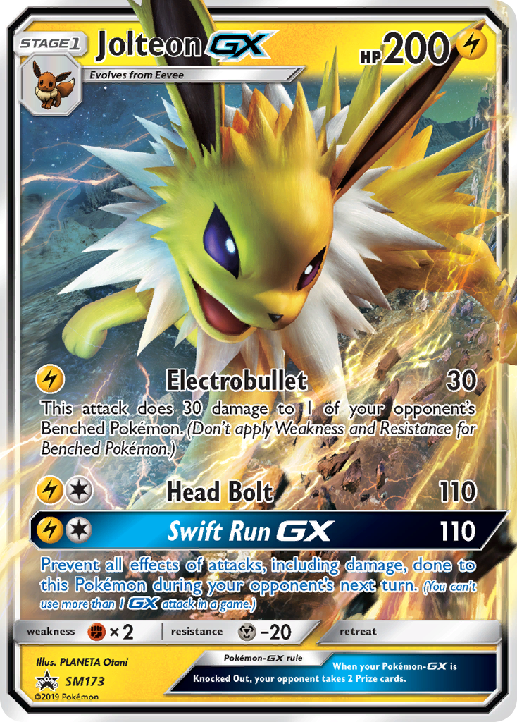 Jolteon GX (SM173) [Sun & Moon: Black Star Promos] | Black Swamp Games