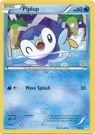 Piplup (16/30) [XY: Trainer Kit 3 - Suicune] | Black Swamp Games