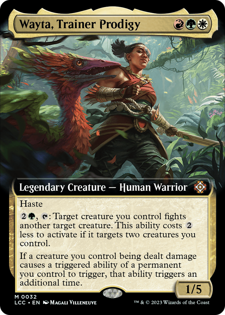 Wayta, Trainer Prodigy (Extended Art) [The Lost Caverns of Ixalan Commander] | Black Swamp Games