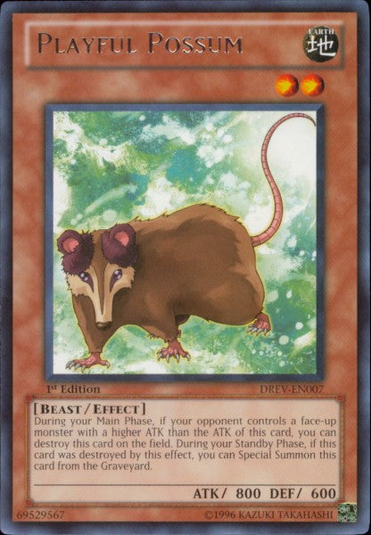 Playful Possum [DREV-EN007] Rare | Black Swamp Games