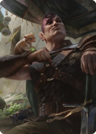 Minsc & Boo, Timeless Heroes Art Card (38) [Commander Legends: Battle for Baldur's Gate Art Series] | Black Swamp Games