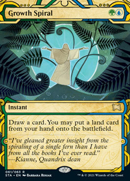 Growth Spiral (Etched Foil) [Strixhaven Mystical Archive] | Black Swamp Games