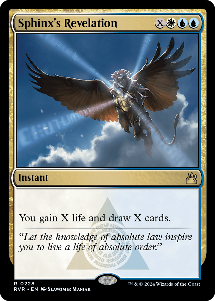 Sphinx's Revelation [Ravnica Remastered] | Black Swamp Games