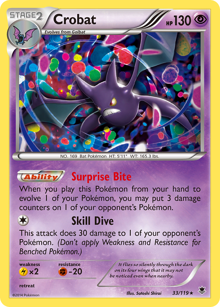 Crobat (33/119) [XY: Phantom Forces] | Black Swamp Games