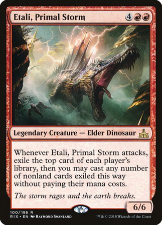 Etali, Primal Storm [Rivals of Ixalan] | Black Swamp Games