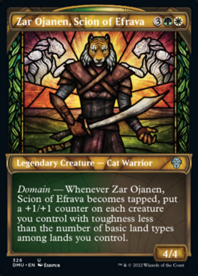 Zar Ojanen, Scion of Efrava (Showcase) [Dominaria United] | Black Swamp Games