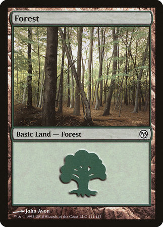 Forest (111) [Duels of the Planeswalkers] | Black Swamp Games