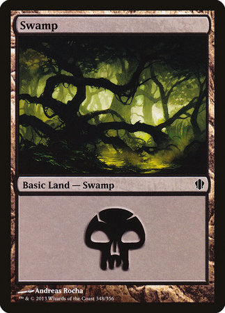 Swamp (348) [Commander 2013] | Black Swamp Games