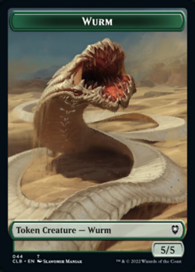 Phyrexian Beast // Wurm Double-sided Token [Commander Legends: Battle for Baldur's Gate Tokens] | Black Swamp Games