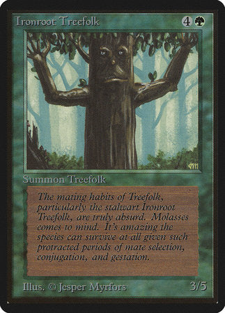 Ironroot Treefolk [Limited Edition Beta] | Black Swamp Games