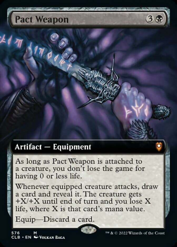 Pact Weapon (Extended Art) [Commander Legends: Battle for Baldur's Gate] | Black Swamp Games