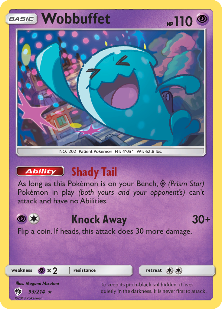 Wobbuffet (93/214) [Sun & Moon: Lost Thunder] | Black Swamp Games