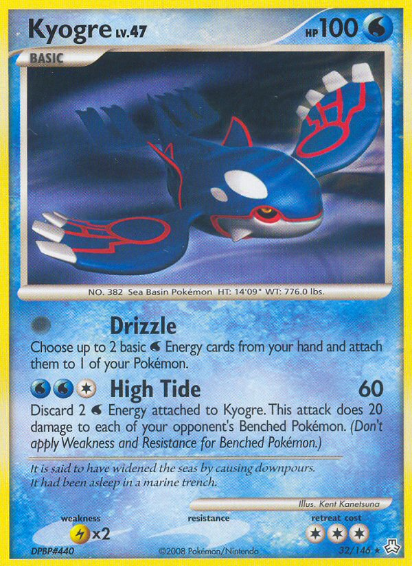 Kyogre (32/146) [Diamond & Pearl: Legends Awakened] | Black Swamp Games
