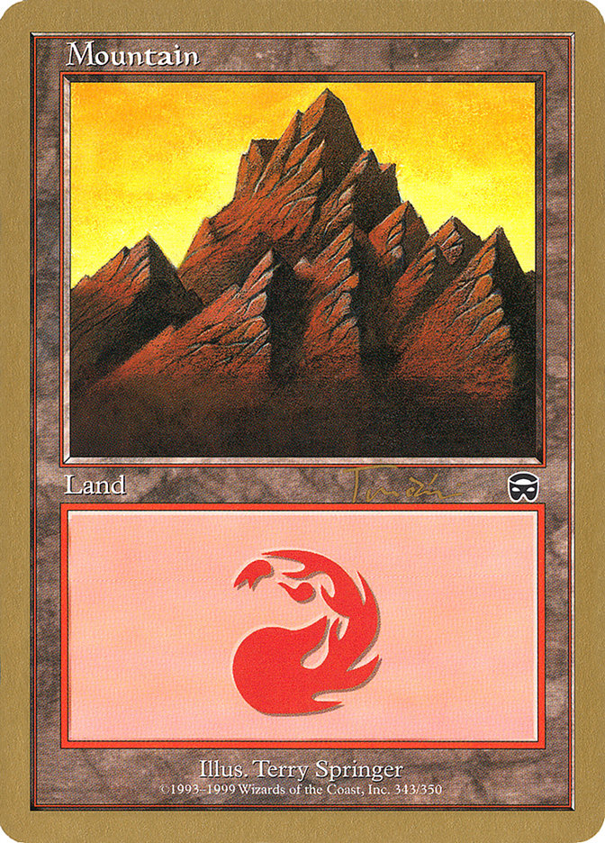 Mountain (jt343) (Jan Tomcani) (MMQ) [World Championship Decks 2001] | Black Swamp Games