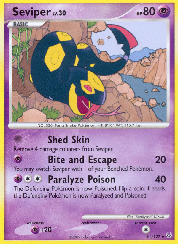 Seviper (61/127) [Platinum: Base Set] | Black Swamp Games