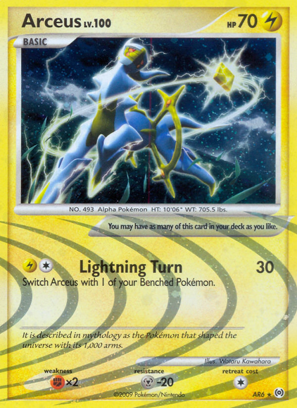 Arceus (AR6) [Platinum: Arceus] | Black Swamp Games