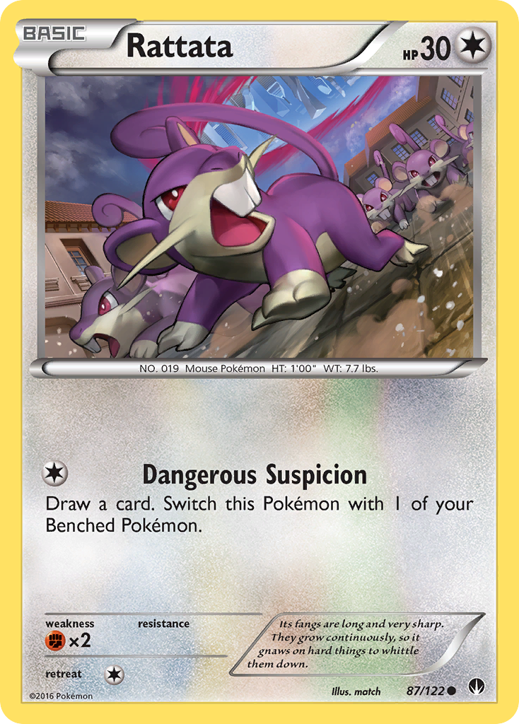 Rattata (87/122) [XY: BREAKpoint] | Black Swamp Games